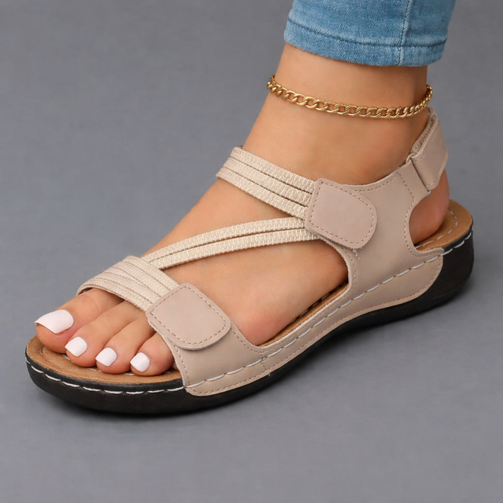 Elastic Strap Walking Sandals