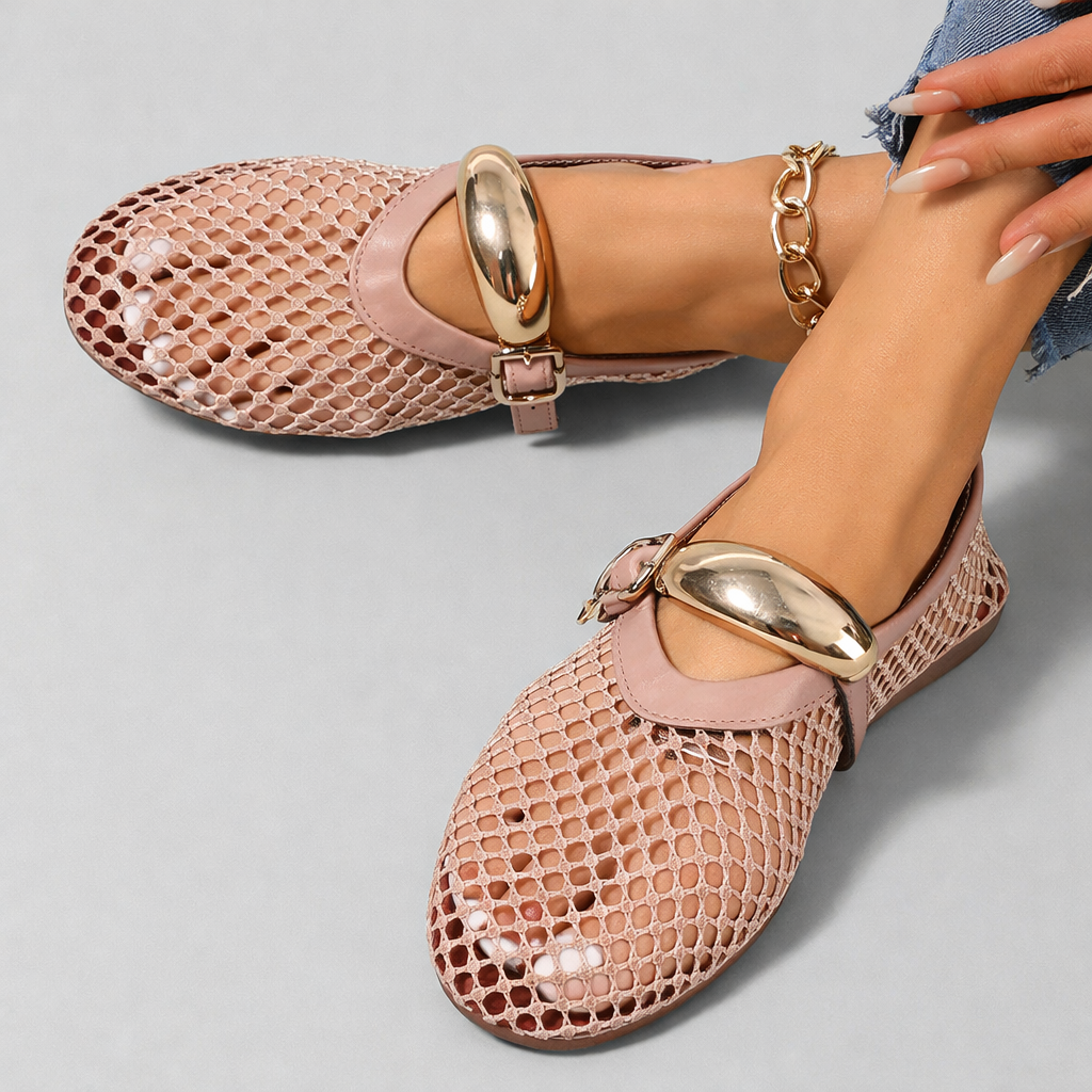 Riza - Orthopedic Mesh Mary Jane Ballerinas
