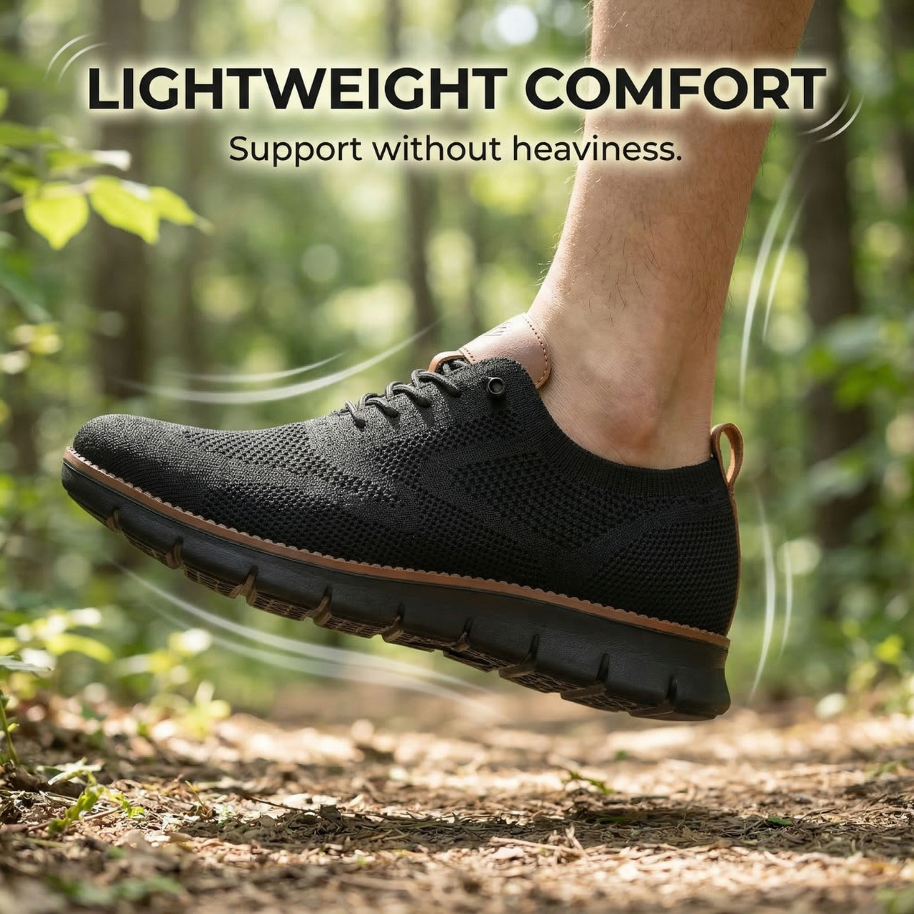Ultra Comfy - Healthy and Supportive Walking Shoes (Black Sole Edition)