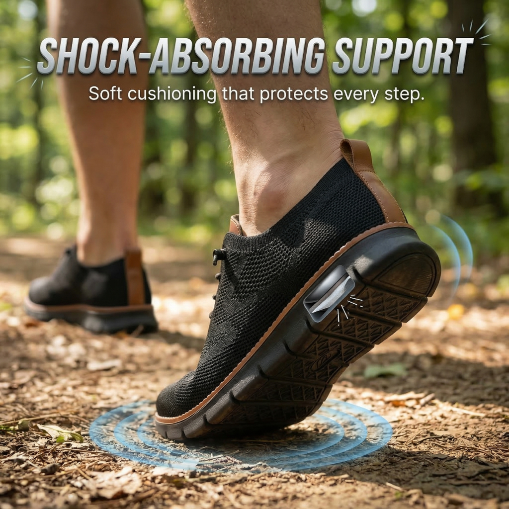 Ultra Comfy - Healthy and Supportive Walking Shoes (Black Sole Edition)