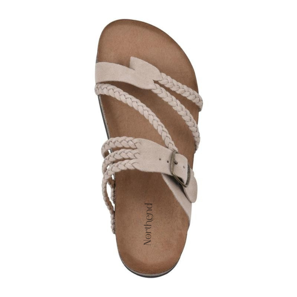 Charie - Woven Cork Comfort Sandals
