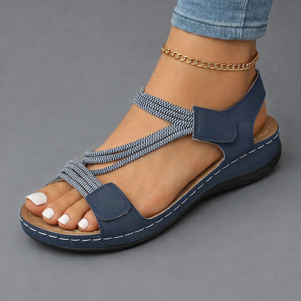 Elastic Strap Walking Sandals