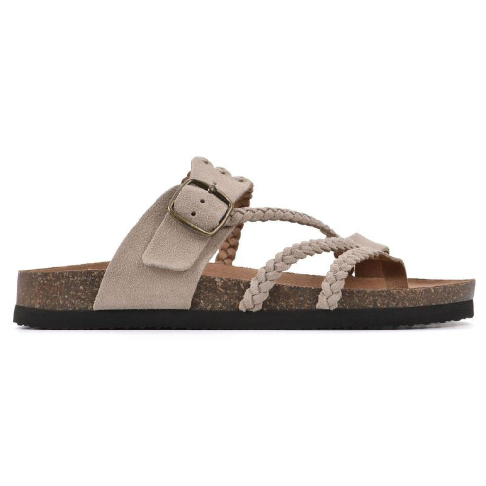 Charie - Woven Cork Comfort Sandals
