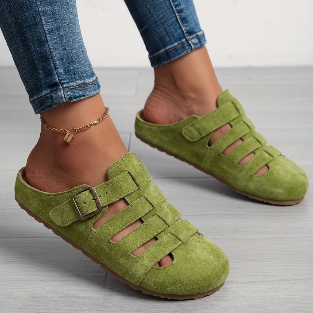 Breathable Slip-On Mule Sandals