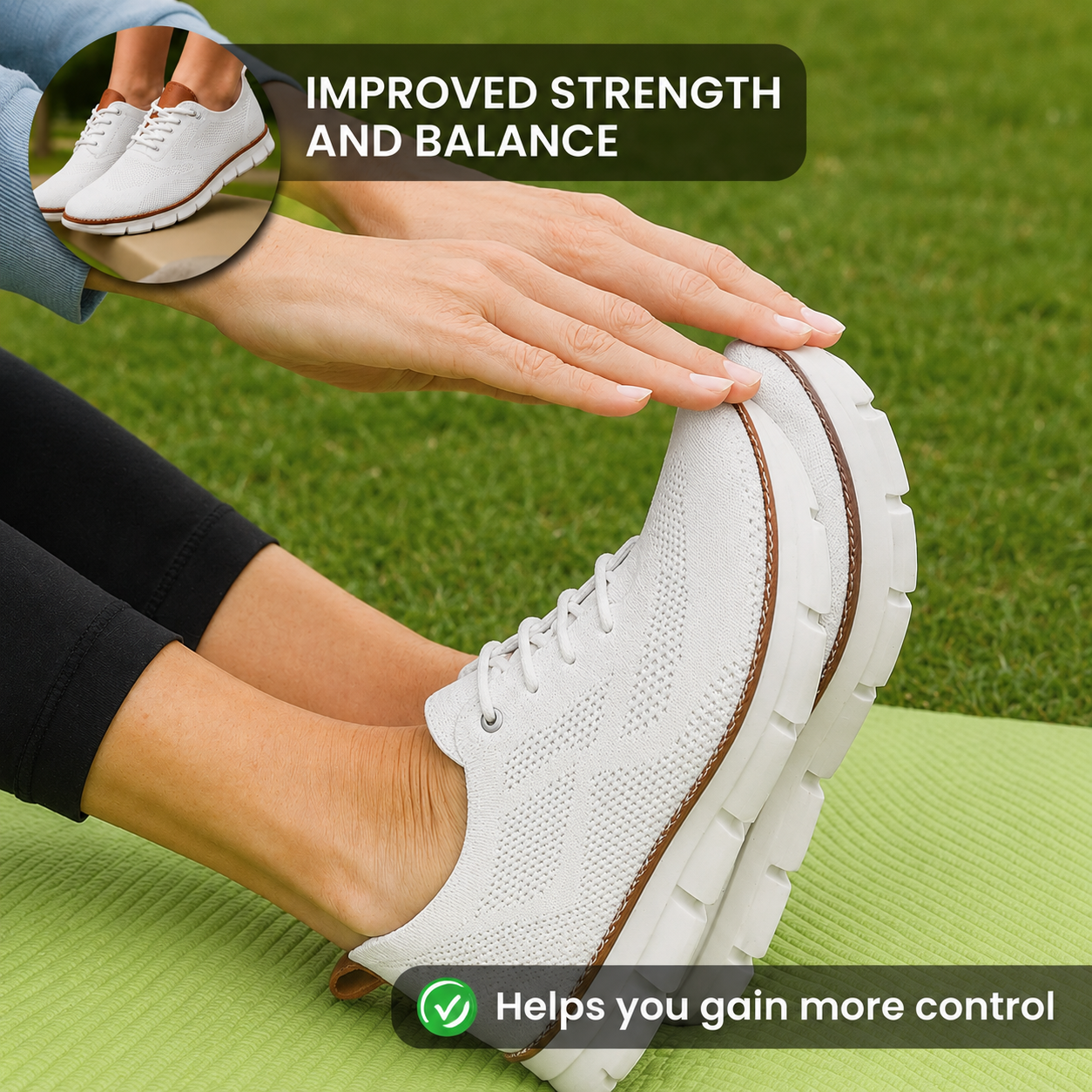 Lady Comfy - Healthy and Supportive Walking Shoes