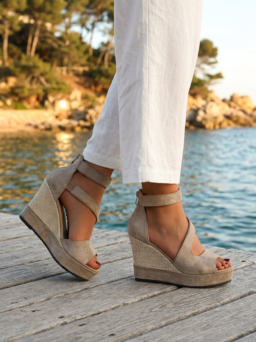 Samy - Espadrille Wedge Sandals