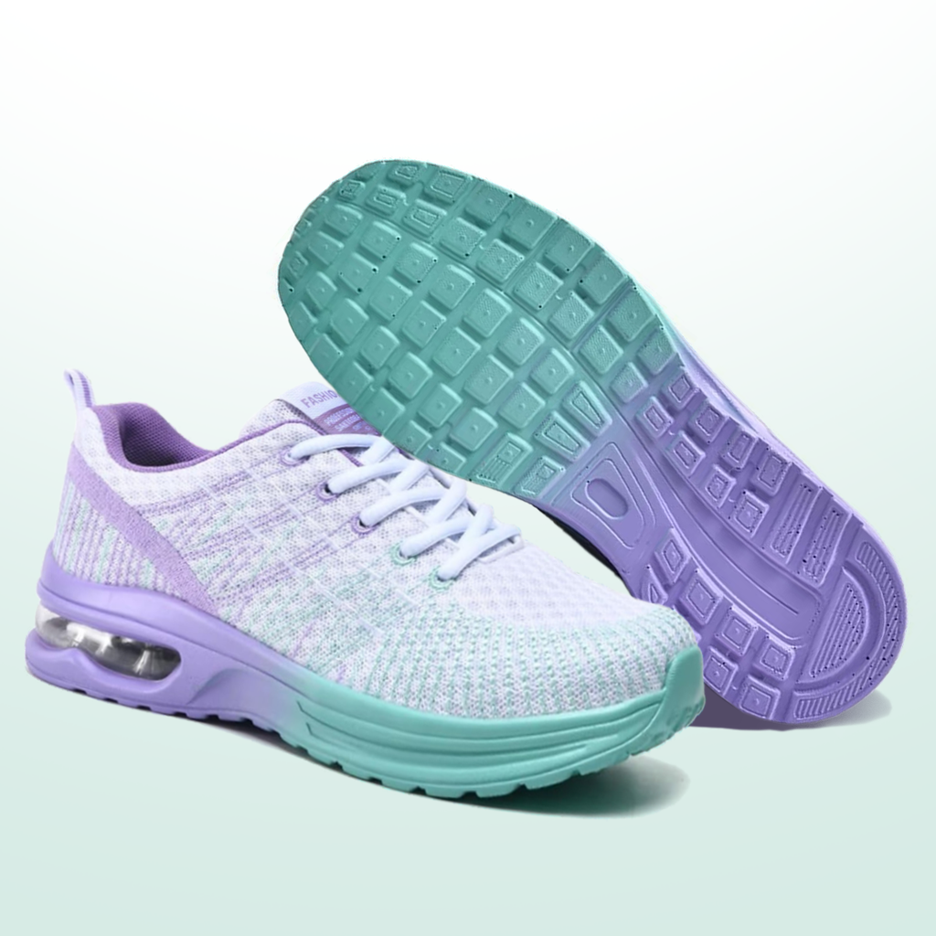 Chloe – Orthopedic Shoes in Violet & Turquoise