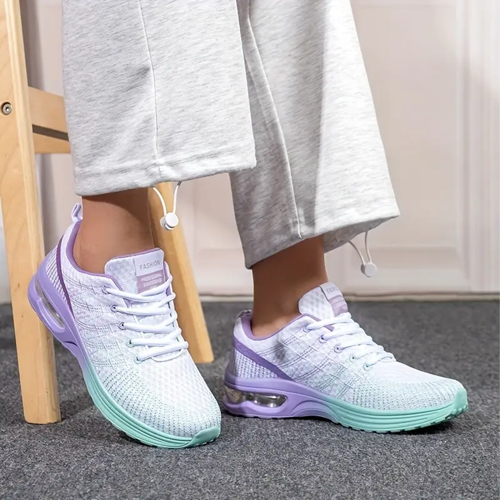 Chloe – Orthopedic Shoes in Violet & Turquoise