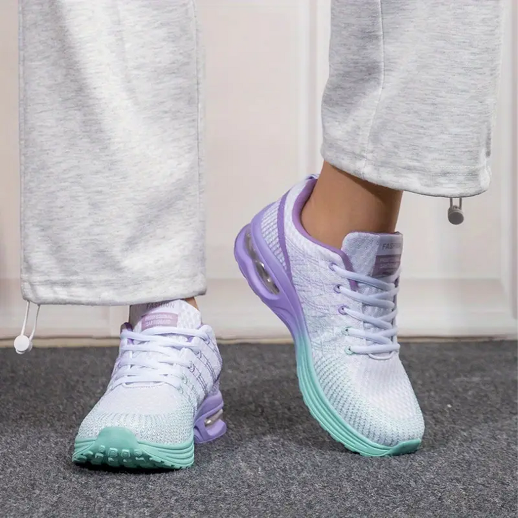 Chloe – Orthopedic Shoes in Violet & Turquoise