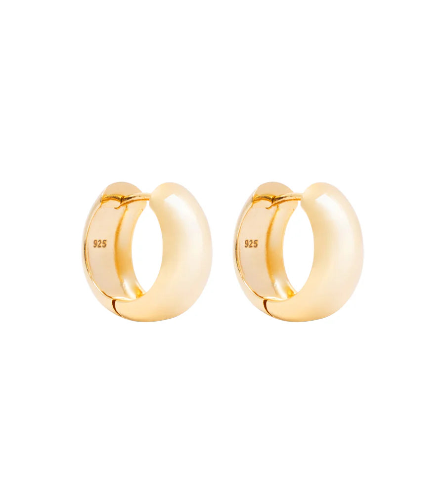 Bold hoop earrings