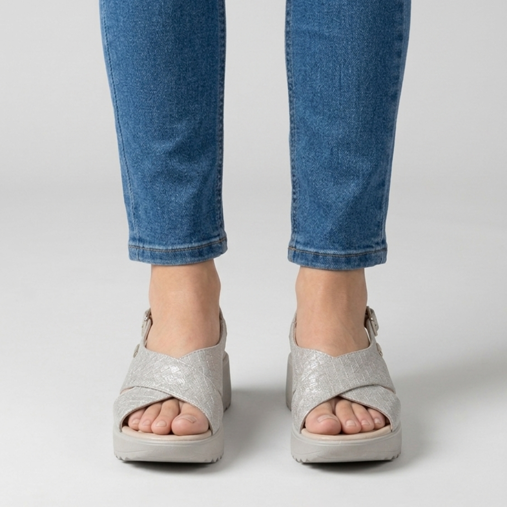Jasmin - Cushioned Platform Sandals