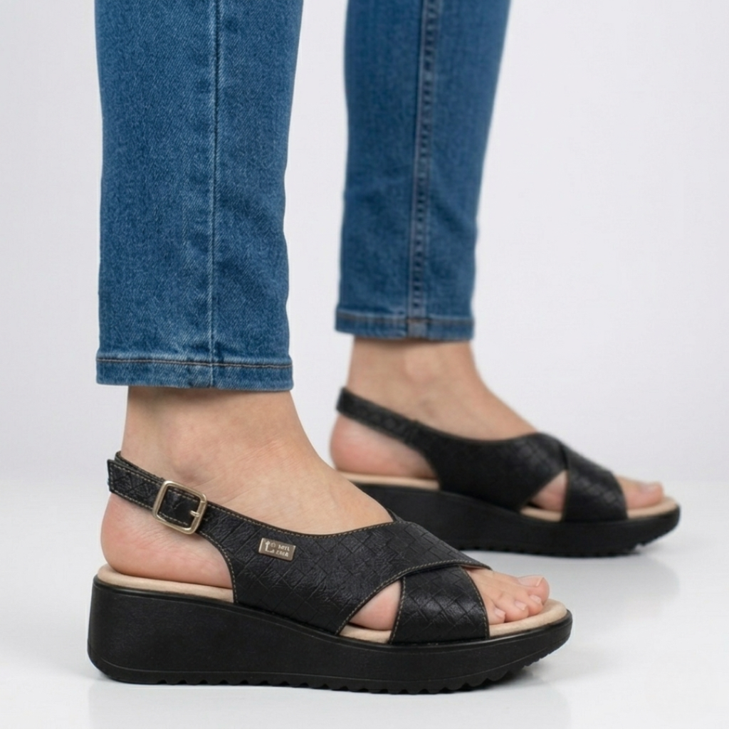 Jasmin - Cushioned Platform Sandals