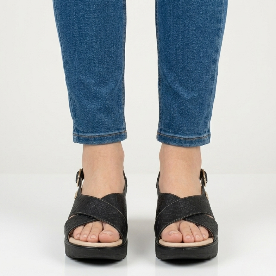 Jasmin - Cushioned Platform Sandals