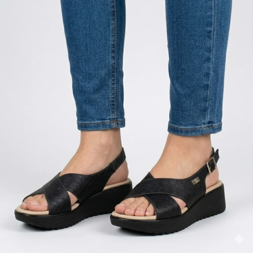 Jasmin - Cushioned Platform Sandals