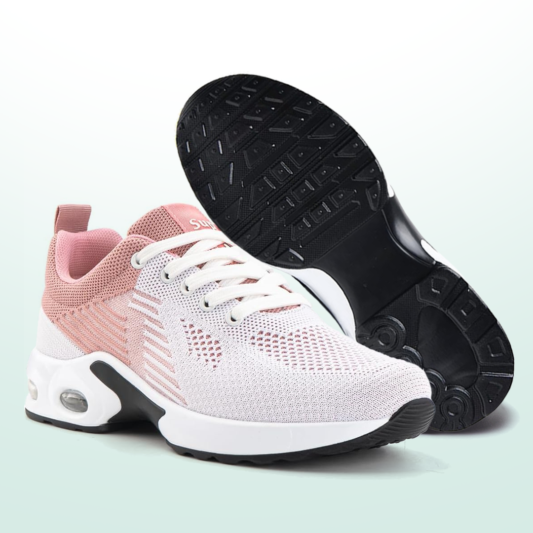 Madison – Orthopedic Shoes in White & Pink