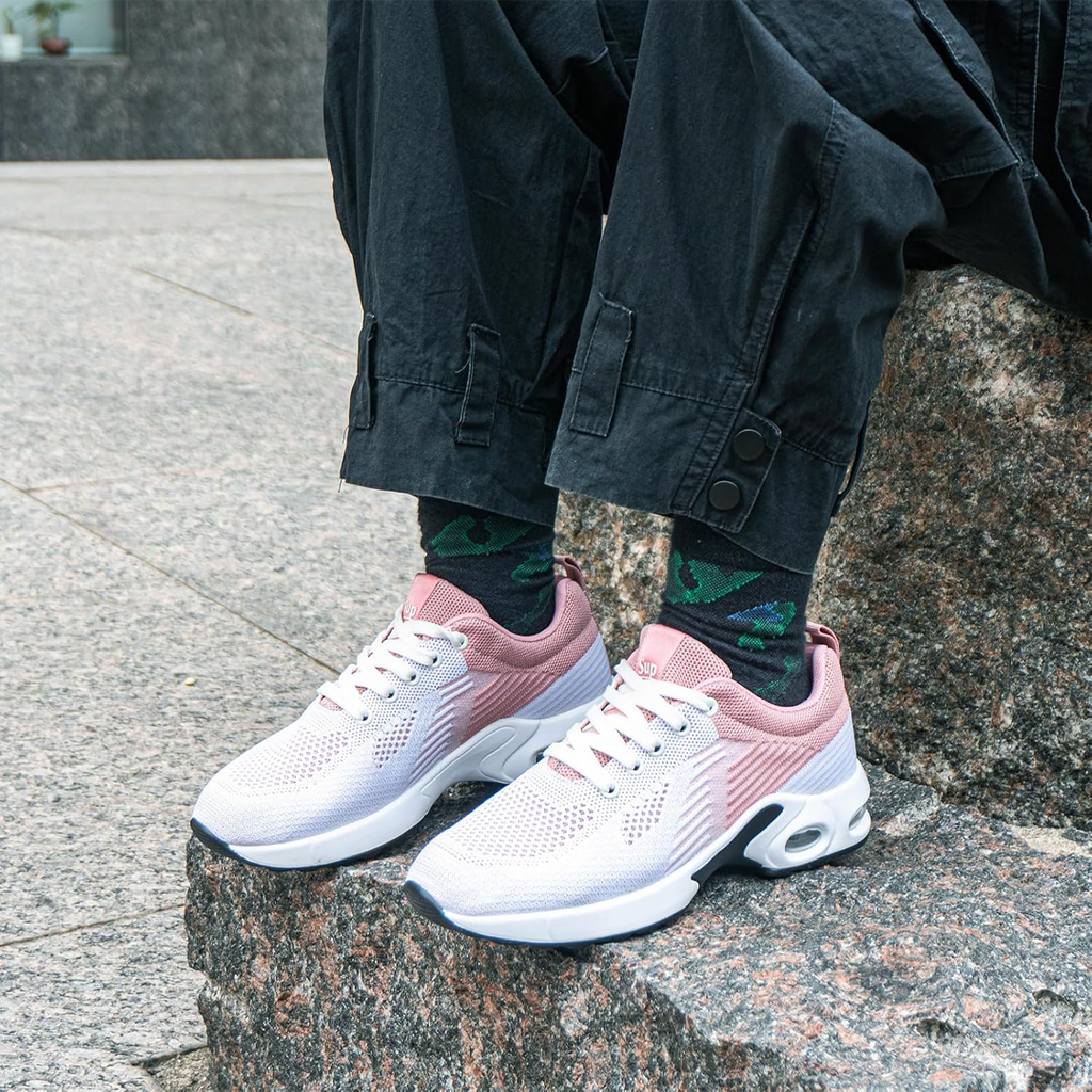 Madison – Orthopedic Shoes in White & Pink