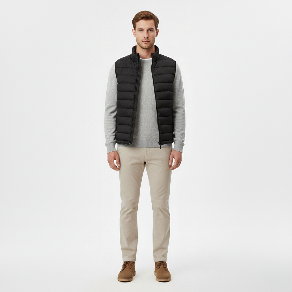 Puffer Vest Lightweight Quilted Outerwear