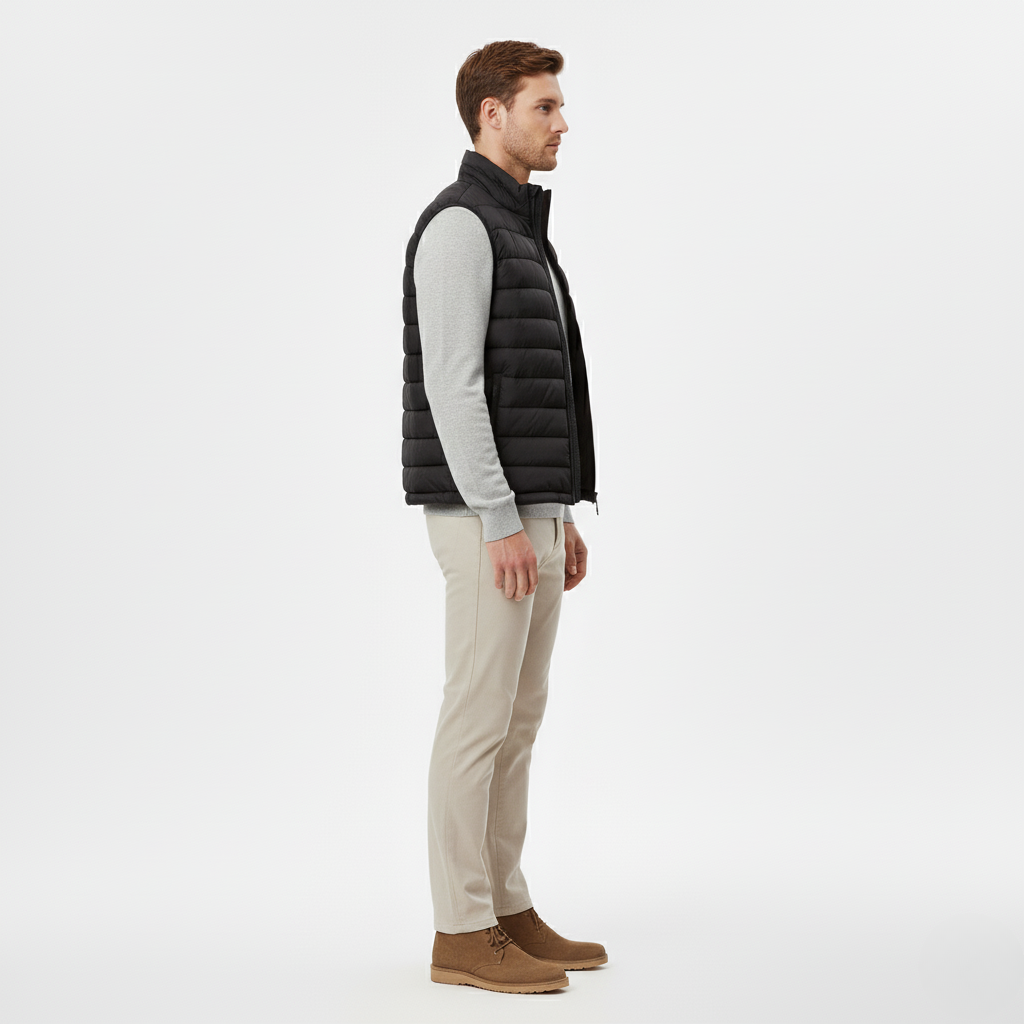 Puffer Vest Lightweight Quilted Outerwear