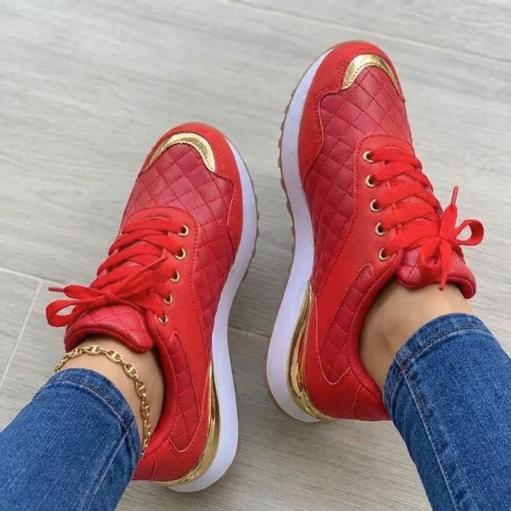 Ridged Sole Everyday Comfort Shoes