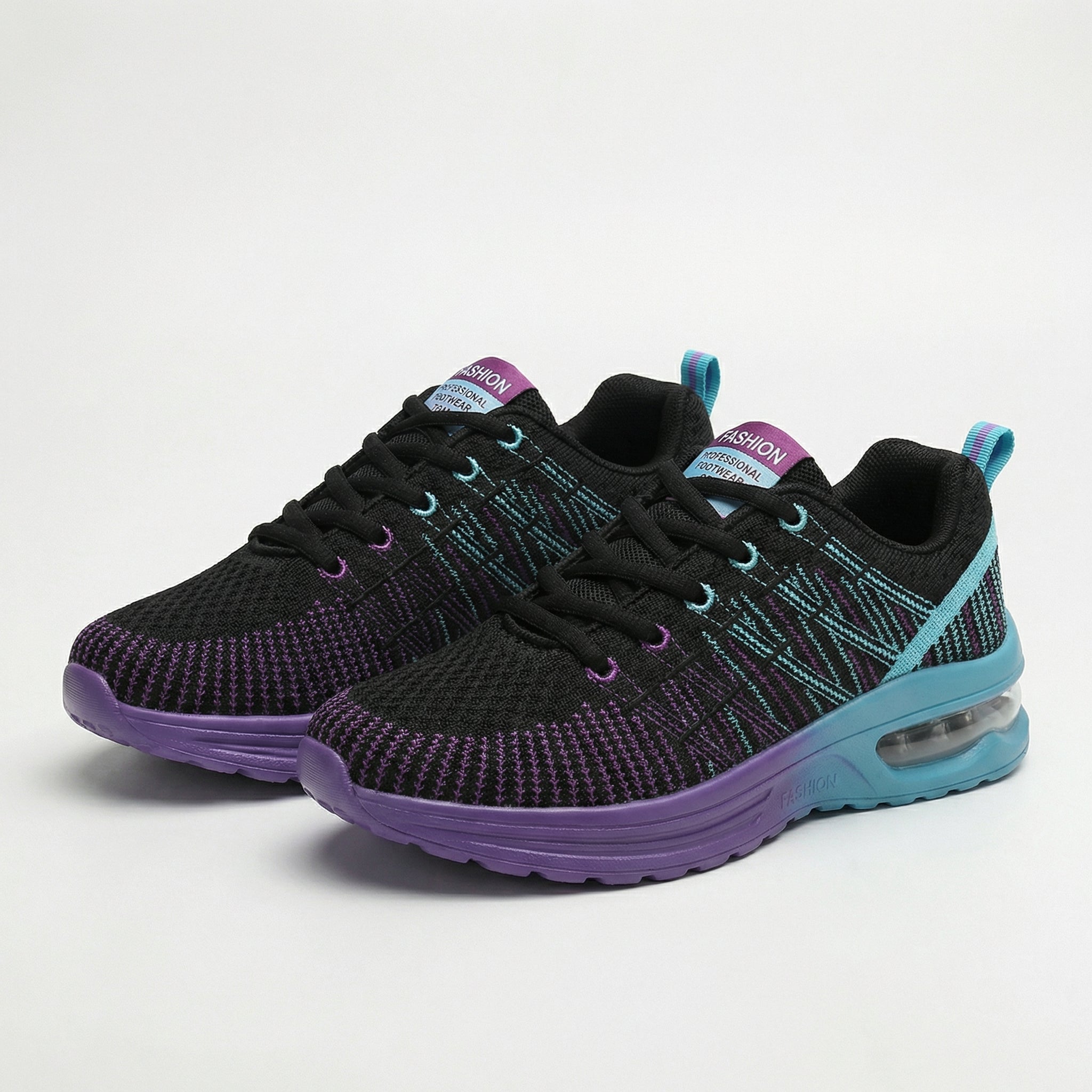 Zoey – Orthopedic Shoes in Black & Purple