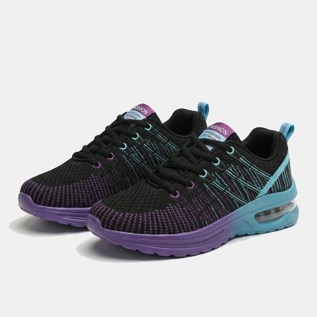 Zoey – Orthopedic Shoes in Black & Purple