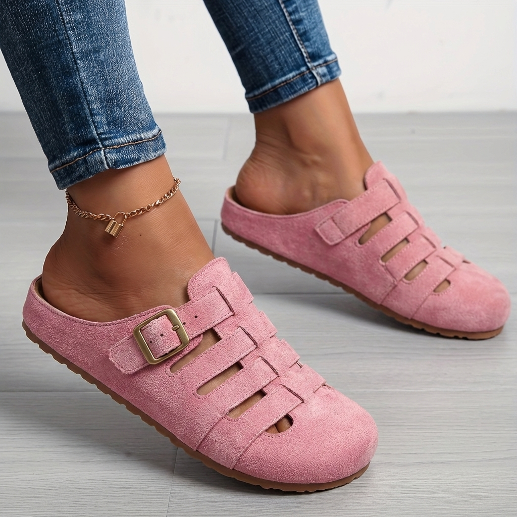 Breathable Slip-On Mule Sandals