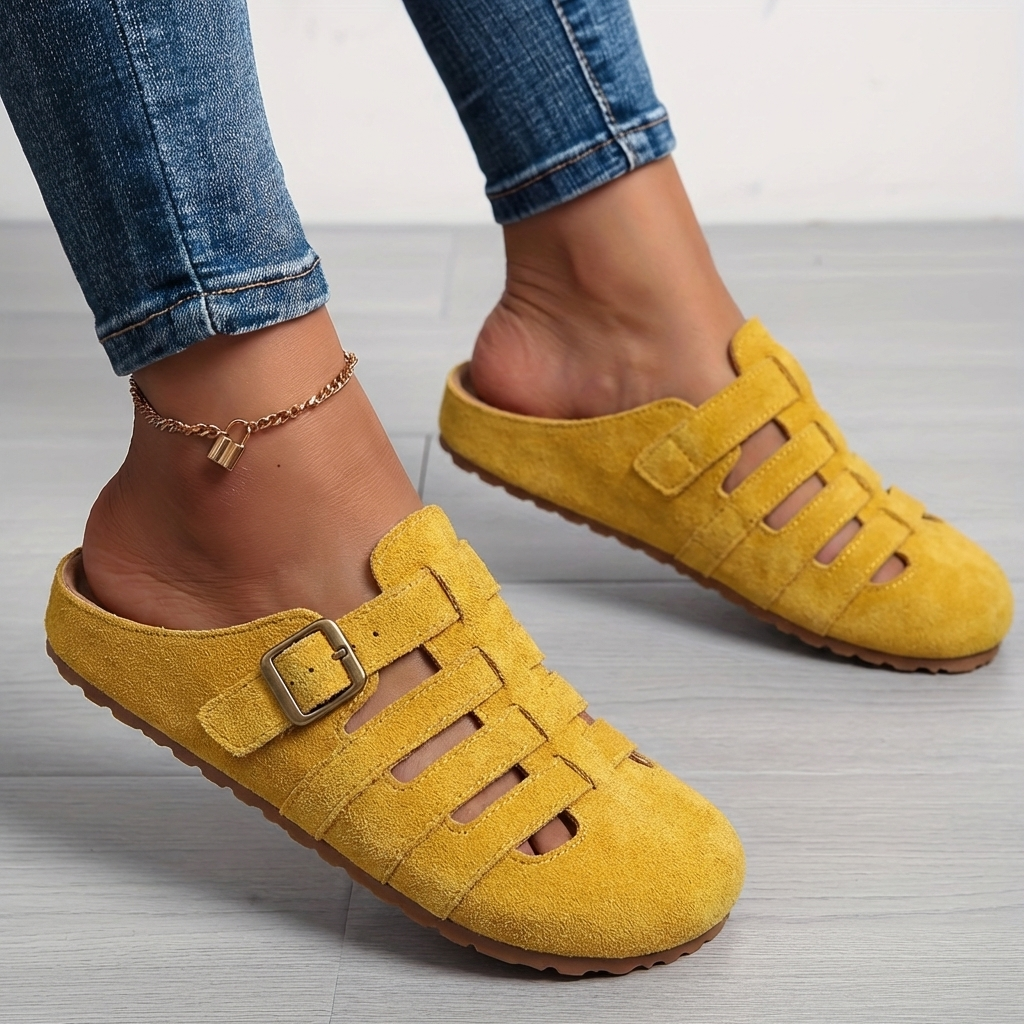 Rachelle - Comfortable Slip-On Mule Sandals