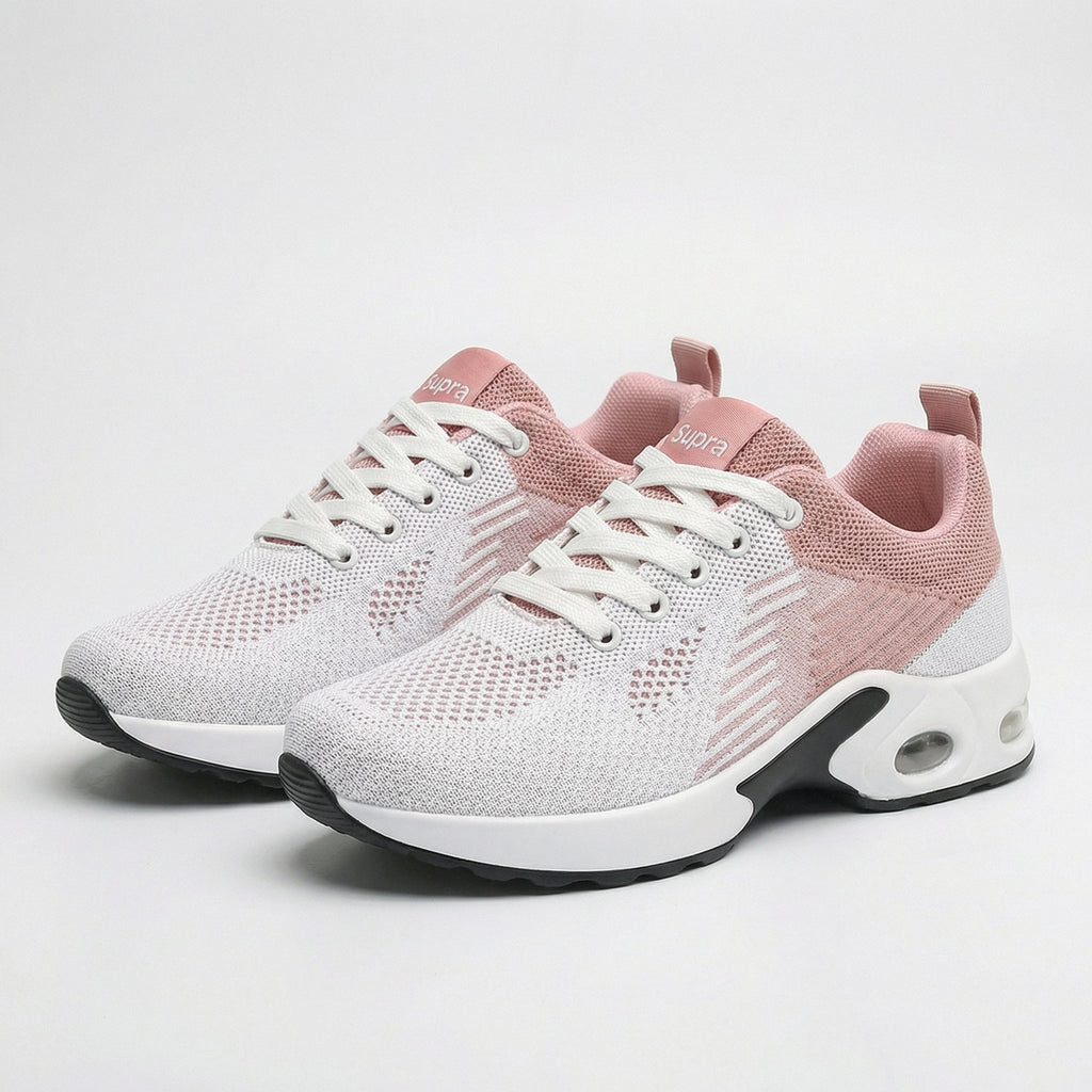 Madison – Orthopedic Shoes in White & Pink