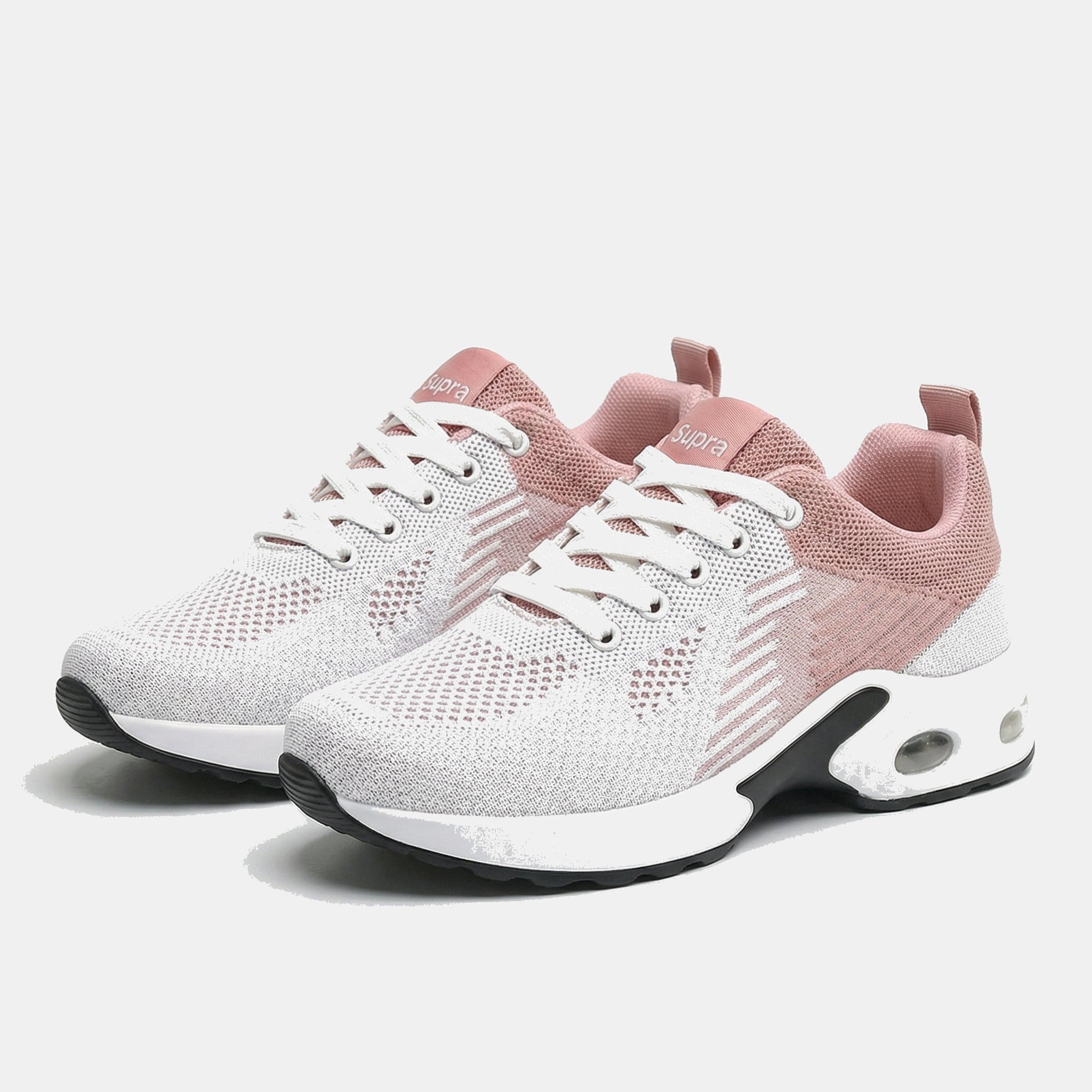 Madison – Orthopedic Shoes in White & Pink