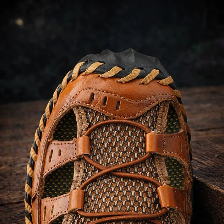 Samanta - Handwoven Leather Outdoor Sandals