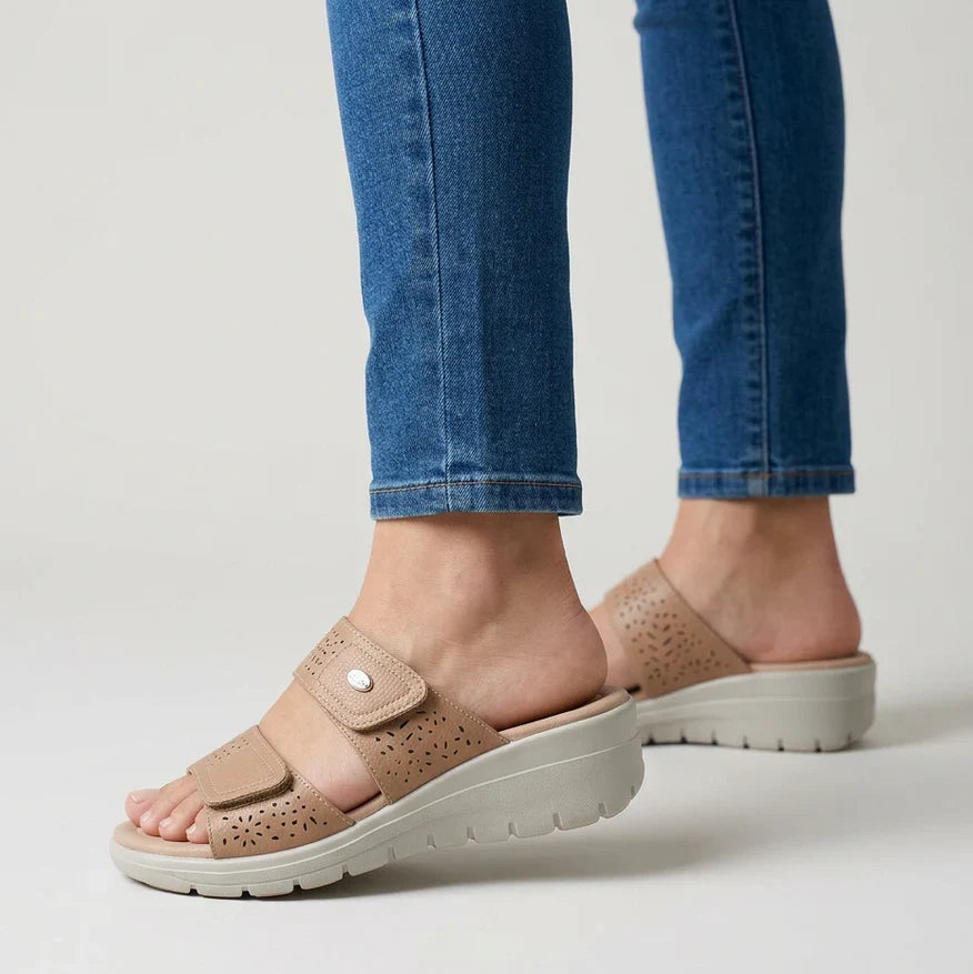 Tricia - Cushioned Orthopedic Comfort Slides